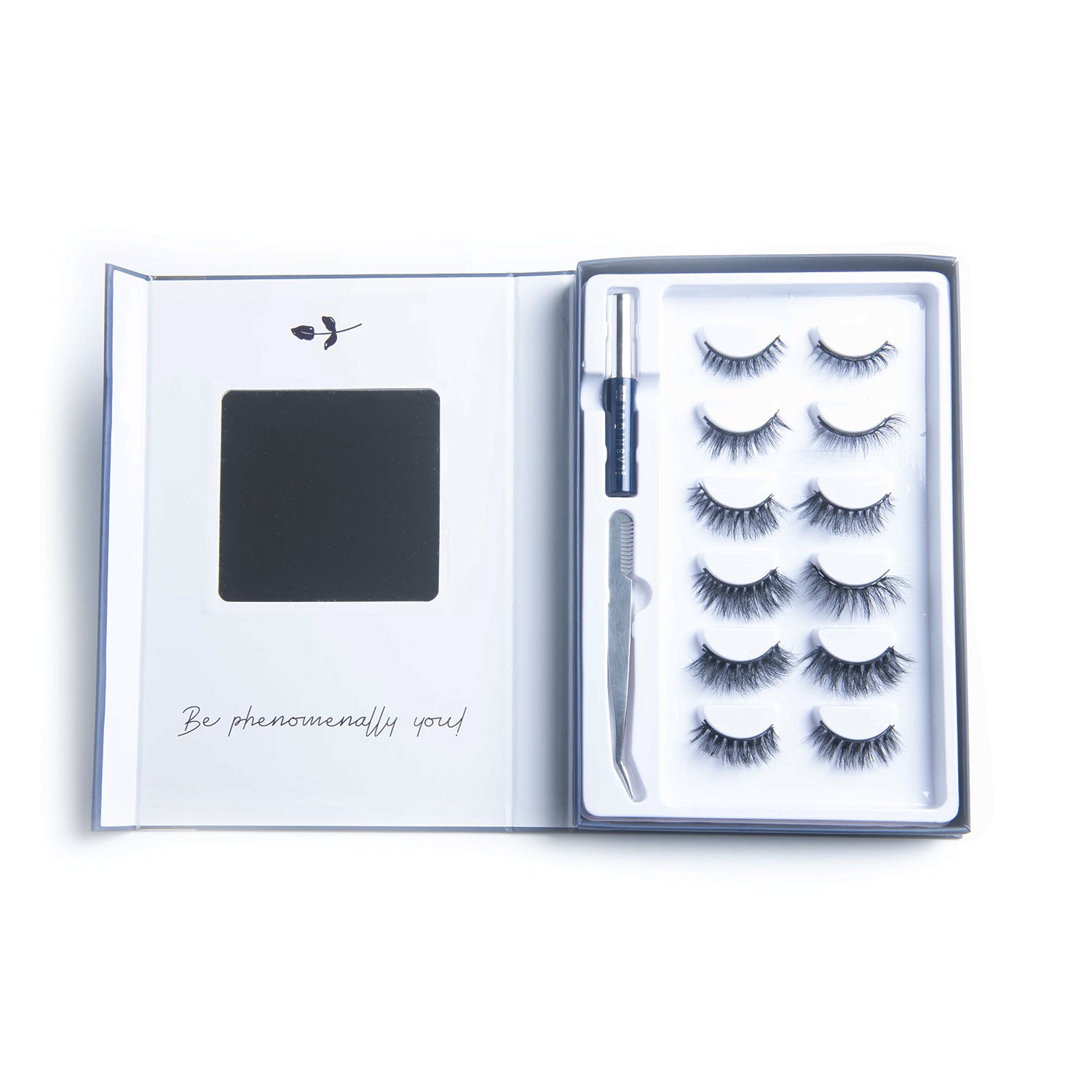 6 Pack of Magnetic Lashes, Magnetic Liner, Applicator
